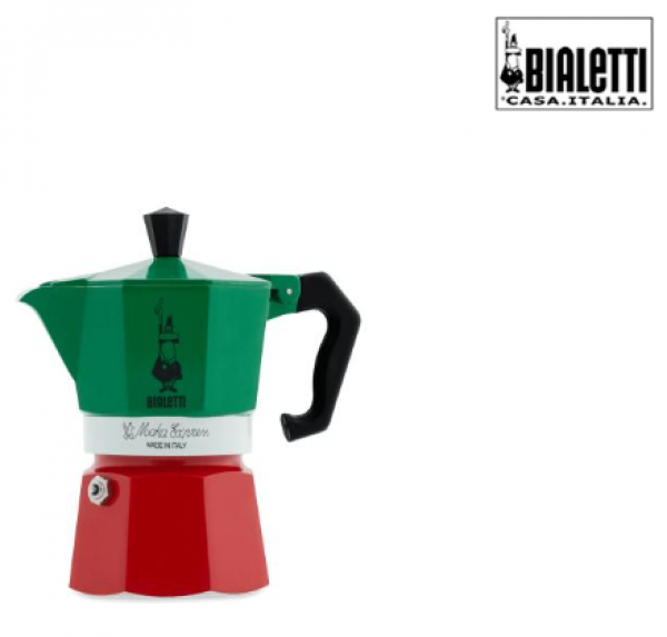 Bialetti Espressokanne Moka Express Italia 3 Tassen